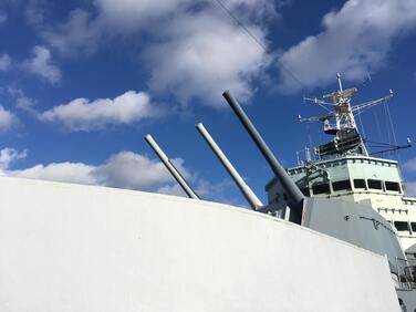 Photo of a Royal Navy ship
